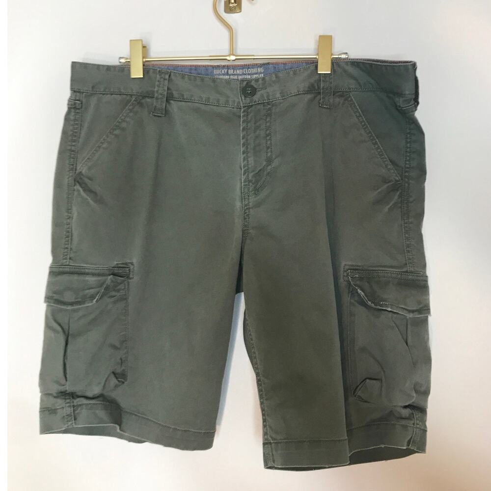 Lucky Brand Olive Green Cargo Shorts